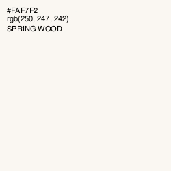 #FAF7F2 - Spring Wood Color Image